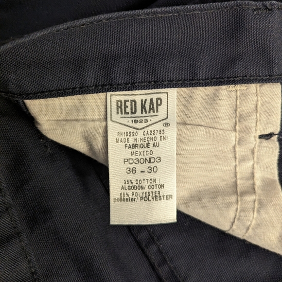 Red Kap work wear carpenter pants 36 - Picture 3 of 5